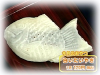 3月(後半)のおやつ 「たいやき本舗 藤家」 白いたいやき