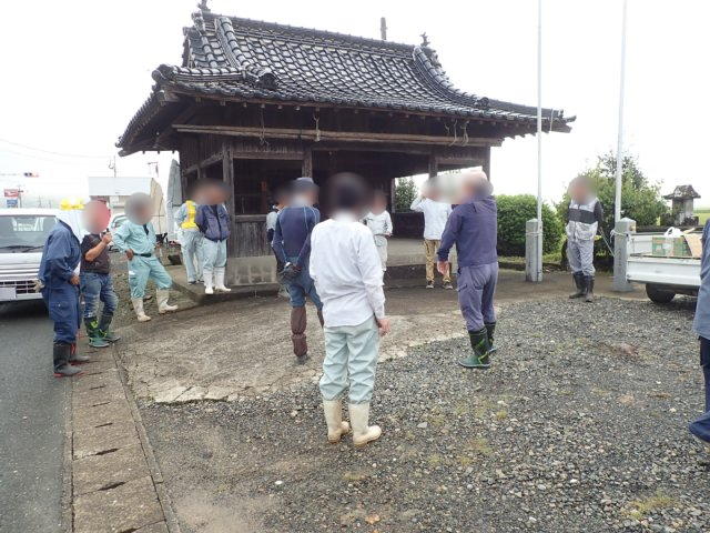 草払い